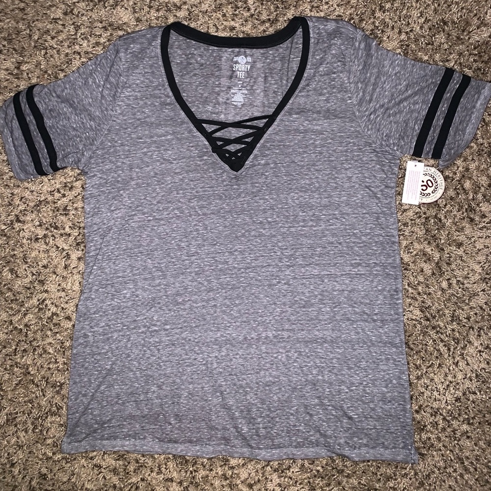 V Neck Sporty Shirt
